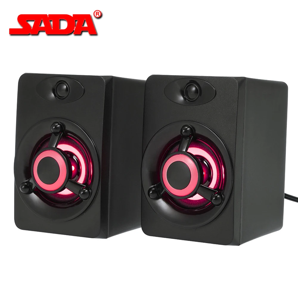 SADA V-118 USB Wired Speaker LED Computer Speaker Colorfor Bass Stereo Music Player Sound Box For Laptop Tablet PC Smart Phone
SADA V-118 USB Wired Speaker LED Computer Speaker Colorfor Bass Stereo Music Player Sound Box For Laptop Tablet PC Smart Phone