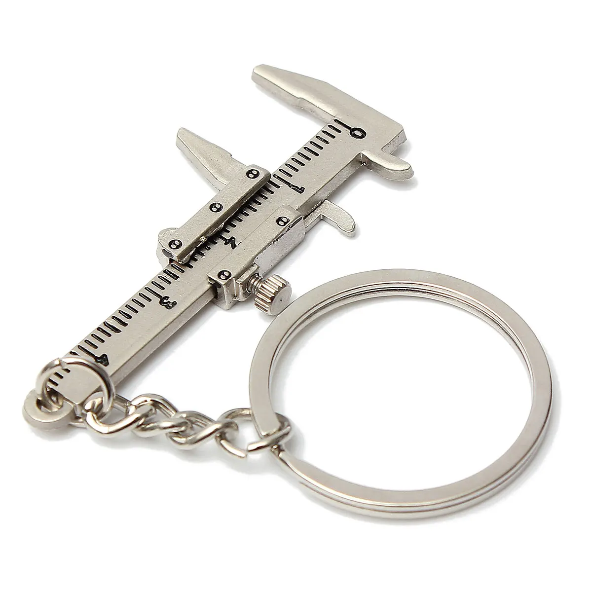 Special Novelty Simulation Movable Vernier Caliper Model Slide Ruler Key Chain Keyring Gift
Special Novelty Simulation Movable Vernier Caliper Model Slide Ruler Key Chain Keyring Gift