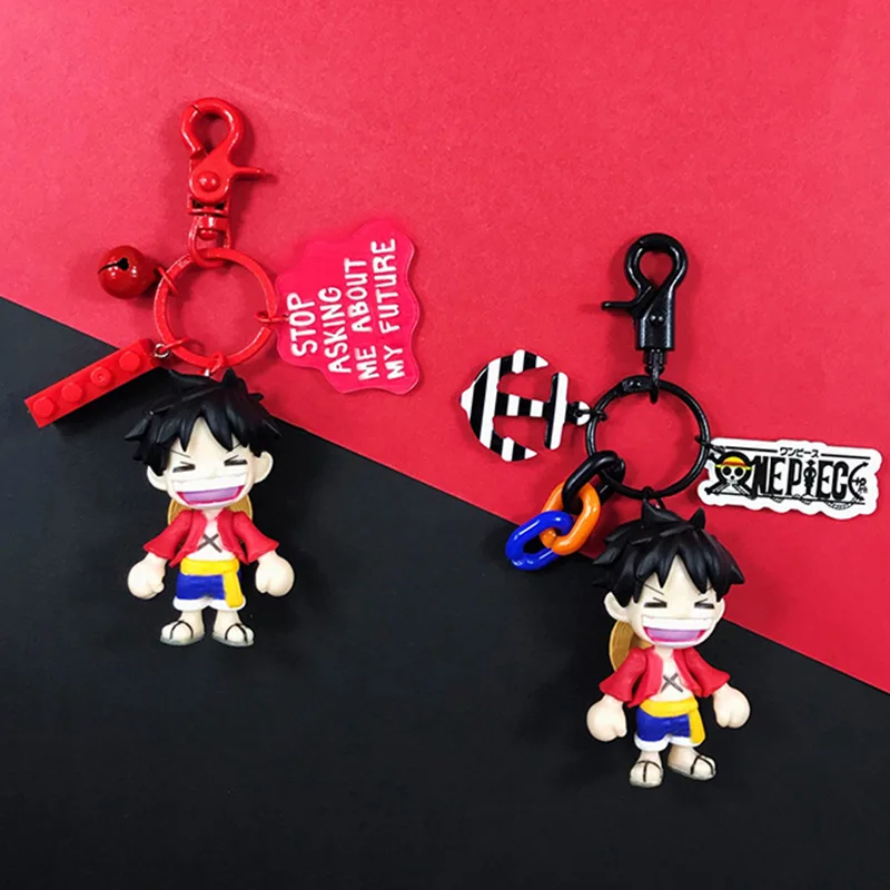 2019 One Piece Keychain Cartoon Luffy Key Chain PVC Pendant Anime Accessories Cartoon Key Ring
2019 One Piece Keychain Cartoon Luffy Key Chain PVC Pendant Anime Accessories Cartoon Key Ring