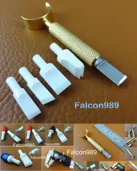 Leather Craft Nano Ceramic Blade Adjustable Swivel Carving Cutter Knife Tool Kit Set Stamping Punch Chisel Edger Creaser Groover
Leather Craft Nano Ceramic Blade Adjustable Swivel Carving Cutter Knife Tool Kit Set Stamping Punch Chisel Edger Creaser Groover