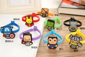 New 50pcs Popular Creative superheros wristband PVC Unicorn silicone bracelet Bracelet T-524
New 50pcs Popular Creative superheros wristband PVC Unicorn silicone bracelet Bracelet T-524