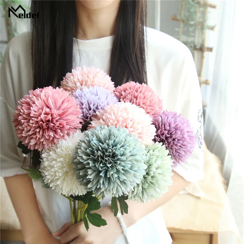 Meldel Bride Wedding Bouquet Artificial Pompom Dandelion Silk Flowers White Pink Flower Ball Wedding Home Decor Pompon Bouquet
Meldel Bride Wedding Bouquet Artificial Pompom Dandelion Silk Flowers White Pink Flower Ball Wedding Home Decor Pompon Bouquet