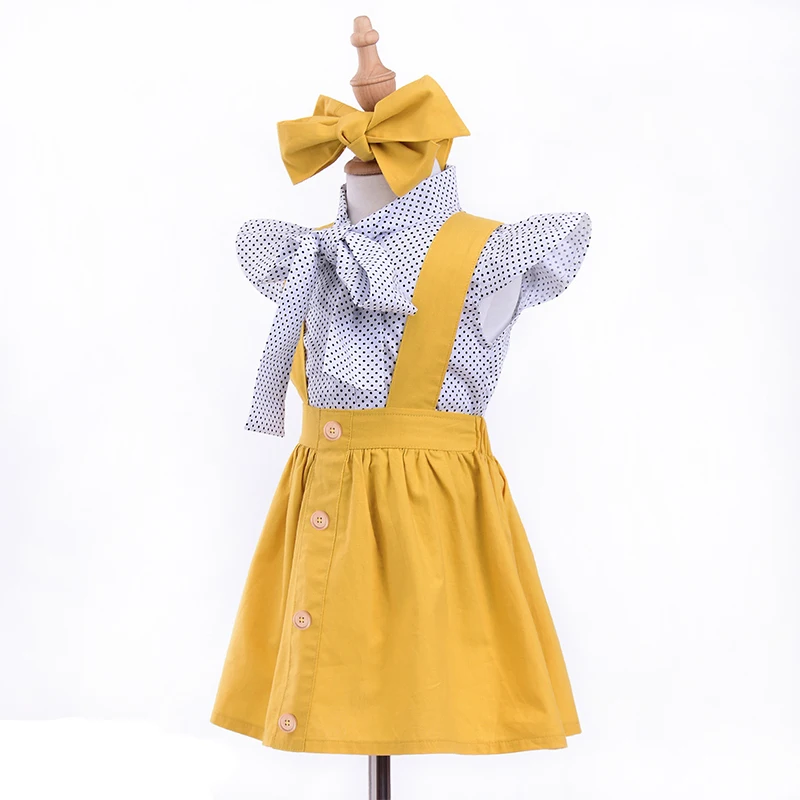Kids Strap Dress Baby Girl Clothes Sets Sleeveless Polka Dot Print Strap Headba nd Cute Girls Outfits Baby Girl Strap Dress
Kids Strap Dress Baby Girl Clothes Sets Sleeveless Polka Dot Print Strap Headba nd Cute Girls Outfits Baby Girl Strap Dress