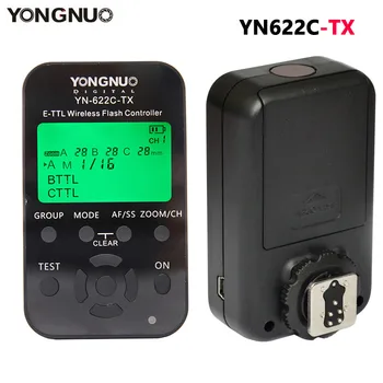 YONGNUO YN-622C-TX Transmitter LCD Wireless ETTL Flash Controller Trigger for Canon 5D 5DII 5DIII 60D 7D 550D 500D 450D 400D
YONGNUO YN-622C-TX Transmitter LCD Wireless ETTL Flash Controller Trigger for Canon 5D 5DII 5DIII 60D 7D 550D 500D 450D 400D