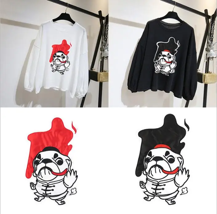 2019 new large cartoon Kung Fu puppy cloth stickers wild sweater coat decorative stickers patch stickers fashion patch stickers
2019 new large cartoon Kung Fu puppy cloth stickers wild sweater coat decorative stickers patch stickers fashion patch stickers