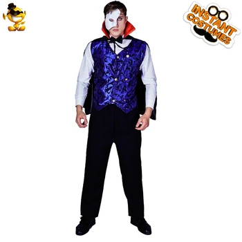 Carnival Party Men's Phantom Costume Role Play Mysterious Phantom Clothing for Halloween Party Costume
Carnival Party Men's Phantom Costume Role Play Mysterious Phantom Clothing for Halloween Party Costume