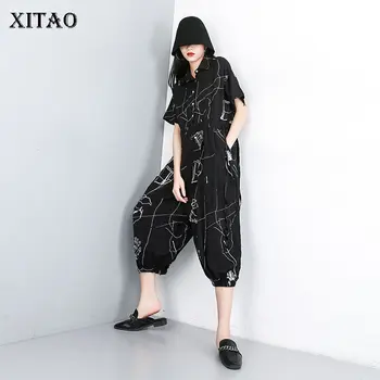 XITAO Print Pattern Jumpsuits Women 2019 Summer Short Sleeve Street Fashion Brand Personality Size Pocket Wild Joker WLD1555
XITAO Print Pattern Jumpsuits Women 2019 Summer Short Sleeve Street Fashion Brand Personality Size Pocket Wild Joker WLD1555