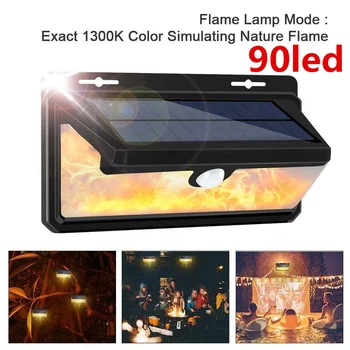 Solar Powered Flickering Flame Dancing 90 LED Night Light PIR Motion Sensor Light Outdoor Waterproof Home Garden Lamp
Solar Powered Flickering Flame Dancing 90 LED Night Light PIR Motion Sensor Light Outdoor Waterproof Home Garden Lamp
