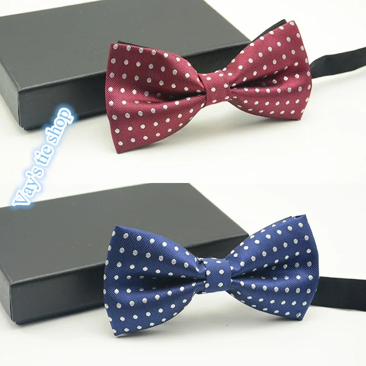 Фото Модная обувь в горошек галстук-бант галстуки для мужчин галстук из жаккардовой