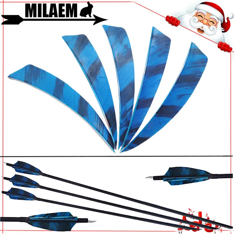 50pcs Archery Turkey Feather 4inch Arrow Vanes Fletching Right Wing Fit Carbon Arrow Hunting Shooting Arrow Accessories
50pcs Archery Turkey Feather 4inch Arrow Vanes Fletching Right Wing Fit Carbon Arrow Hunting Shooting Arrow Accessories