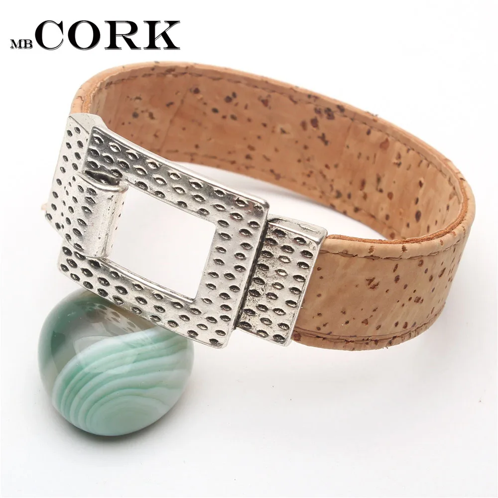 Natural cork easy hook clasp unisex vintage cork bracelet handmade original natural wood jewelry BR-227
Natural cork easy hook clasp unisex vintage cork bracelet handmade original natural wood jewelry BR-227