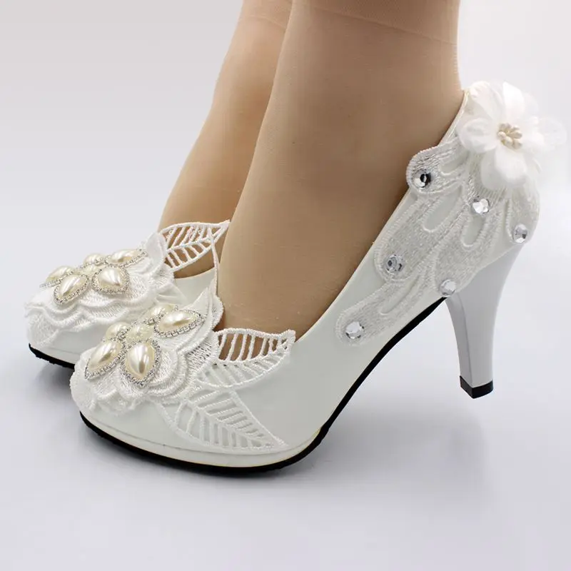 8CM high heel luxury crystal pearls lace shoes woman NQ201 white wedding shoes bride luxury female party birthday dinner pump
8CM high heel luxury crystal pearls lace shoes woman NQ201 white wedding shoes bride luxury female party birthday dinner pump