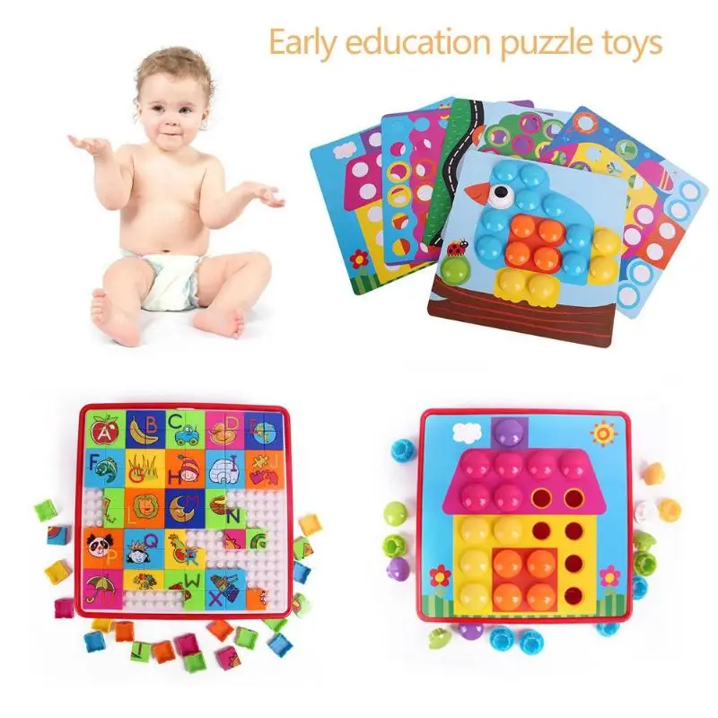 Kids Puzzle 3D Puzzle Toy Colorful Mosaic Composite Picture Buttons Nails Assembling Mushrooms Kit Baby Jigsaw Puzzle Toy
Kids Puzzle 3D Puzzle Toy Colorful Mosaic Composite Picture Buttons Nails Assembling Mushrooms Kit Baby Jigsaw Puzzle Toy