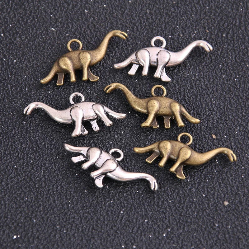 12PCS 14*27mm New Product Two Color Dinosaur Charms Animal Pendant Jewelry Metal Alloy Jewelry Marking
12PCS 14*27mm New Product Two Color Dinosaur Charms Animal Pendant Jewelry Metal Alloy Jewelry Marking