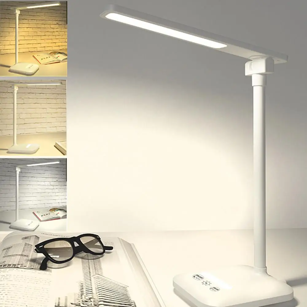 HobbyLane LED Rotatable Eye-Caring Table Lamp with Touch Control 3 Colors Dimmable for Read Work Bedroom Study Lighting
HobbyLane LED Rotatable Eye-Caring Table Lamp with Touch Control 3 Colors Dimmable for Read Work Bedroom Study Lighting