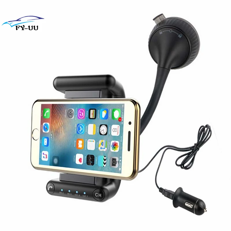 Auto Universal Holder Handsfree Wireless Bluetooth Charging Holder Car FM Transmitter Car Charger Phone Holder Stand
Auto Universal Holder Handsfree Wireless Bluetooth Charging Holder Car FM Transmitter Car Charger Phone Holder Stand