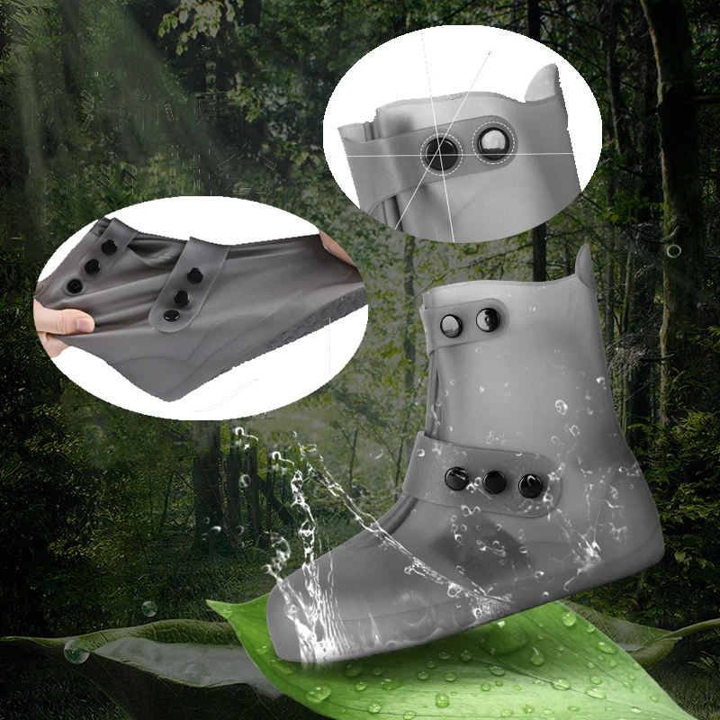 Waterproof Shoes Cover Boots Thick Reusable Overshoes for Rain Snow with Non-Slip Soles for Men & Women 1 Pair Travel Rain Gear
Waterproof Shoes Cover Boots Thick Reusable Overshoes for Rain Snow with Non-Slip Soles for Men & Women 1 Pair Travel Rain Gear
