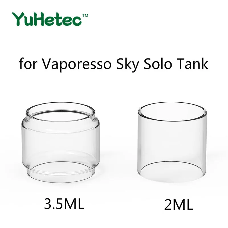 2PCS Original YUHETEC Replacement Glass TUBE for Vaporesso Sky Solo Tank 3.5ml/ 2ml
2PCS Original YUHETEC Replacement Glass TUBE for Vaporesso Sky Solo Tank 3.5ml/ 2ml