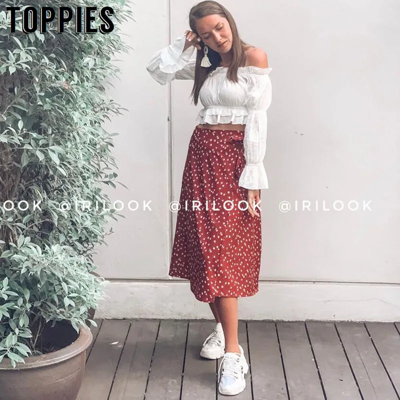 Summer Sweet Floral Printing Wrapped Skirt Prairie Chic Vintage A Line Skirt Drawstring High Waist faldas mujer moda 2019
Summer Sweet Floral Printing Wrapped Skirt Prairie Chic Vintage A Line Skirt Drawstring High Waist faldas mujer moda 2019