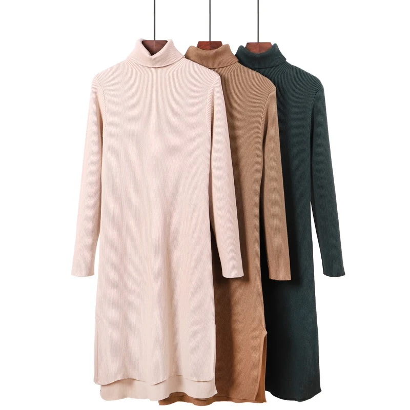 GIGOGOU Thick Turtleneck Long Women Sweater Autumn Winter Warm Pullover Sweater Femme Mid-Calf Knitwear Jumper
GIGOGOU Thick Turtleneck Long Women Sweater Autumn Winter Warm Pullover Sweater Femme Mid-Calf Knitwear Jumper