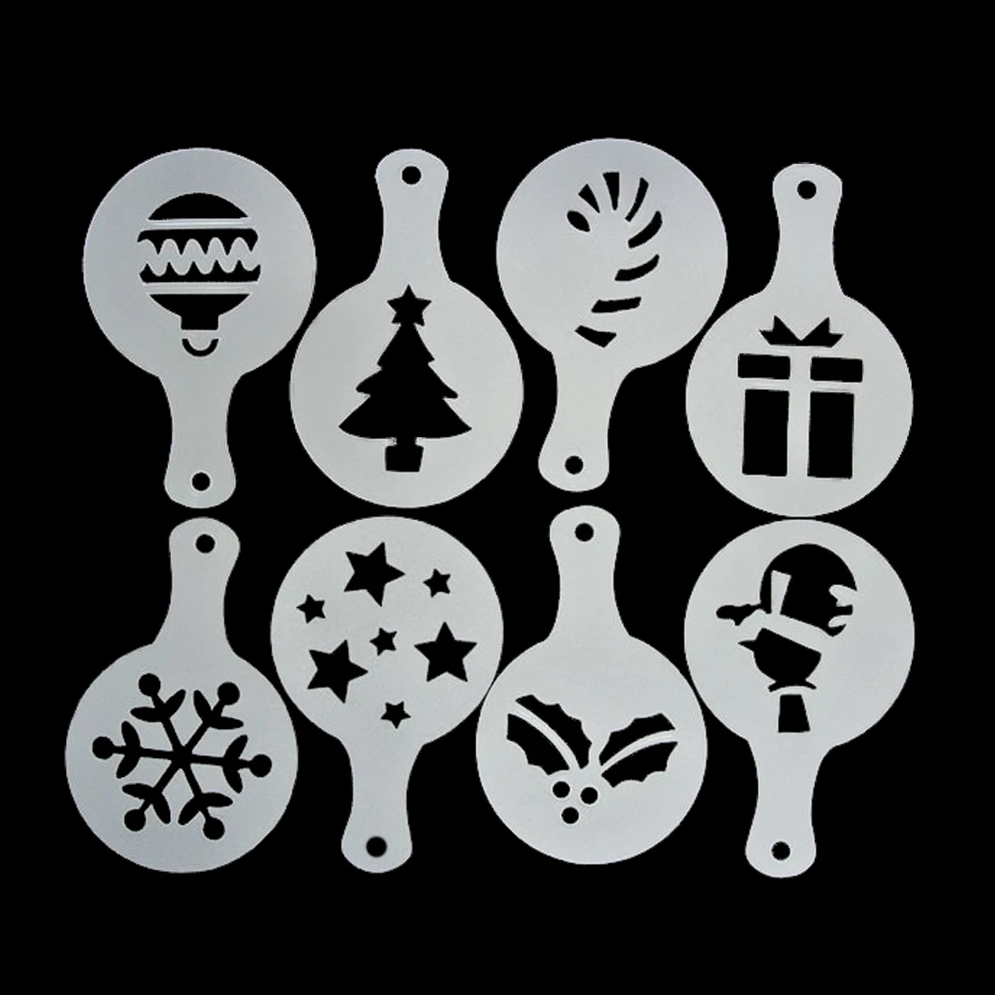 New Arrival 8pcs/set Christmas Tree Cake Stencil Wedding Party Cake Cookie Mould Cupcake Decoration Template
New Arrival 8pcs/set Christmas Tree Cake Stencil Wedding Party Cake Cookie Mould Cupcake Decoration Template