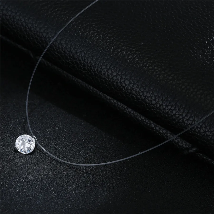 yiustar Round Invisible Women Necklaces Chain Crystal Rhinestone Choker Necklace Pendant Famle Christmas Necklace Gifts Jewelry
yiustar Round Invisible Women Necklaces Chain Crystal Rhinestone Choker Necklace Pendant Famle Christmas Necklace Gifts Jewelry