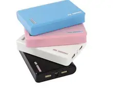 2A Wallet DIY Power Bank Case 6X 18650 External Charger Portable Battery Box for IPHONE Samsung smart phones(no battery)