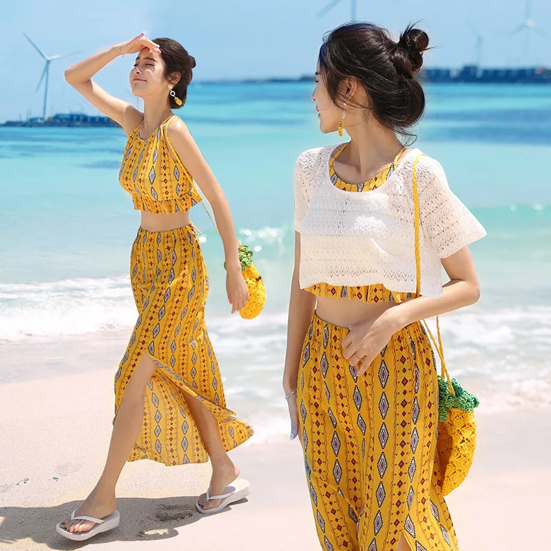 Bikinis For Women 2019 Summer Beach Swimwear Womens Wear Swimming Trunks Women's Swimsuit Woman Three Piece Korean Sexy Her
Bikinis For Women 2019 Summer Beach Swimwear Womens Wear Swimming Trunks Women's Swimsuit Woman Three Piece Korean Sexy Her