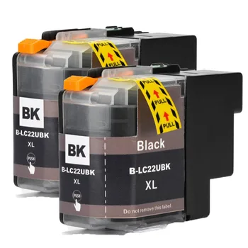 2black Compatible For LC22UXL 22UXL LC22U Ink Cartridge BK/C/M/Y for Brother DCP-J785DW MFC-J985DW Printer
2black Compatible For LC22UXL 22UXL LC22U Ink Cartridge BK/C/M/Y for Brother DCP-J785DW MFC-J985DW Printer