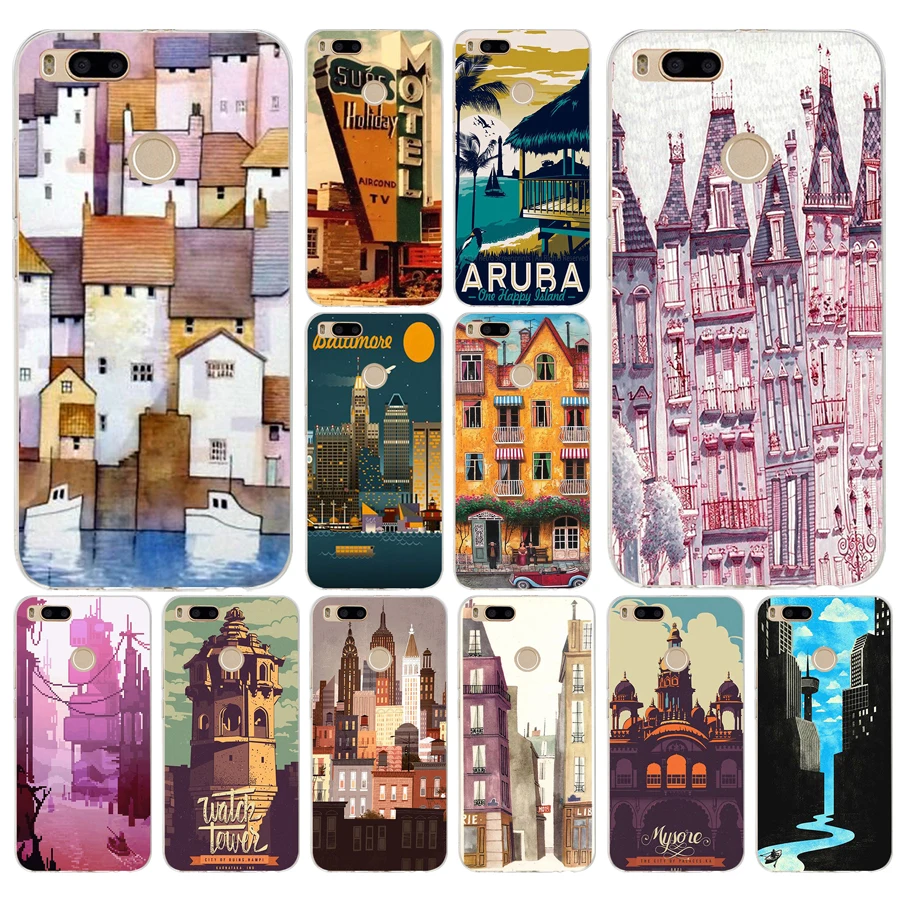 128A Retro Building Silicone Soft Tpu Cover phone Case for xiaomi redmi 4a 6a 4x note 5a pro mi a1
128A Retro Building Silicone Soft Tpu Cover phone Case for xiaomi redmi 4a 6a 4x note 5a pro mi a1