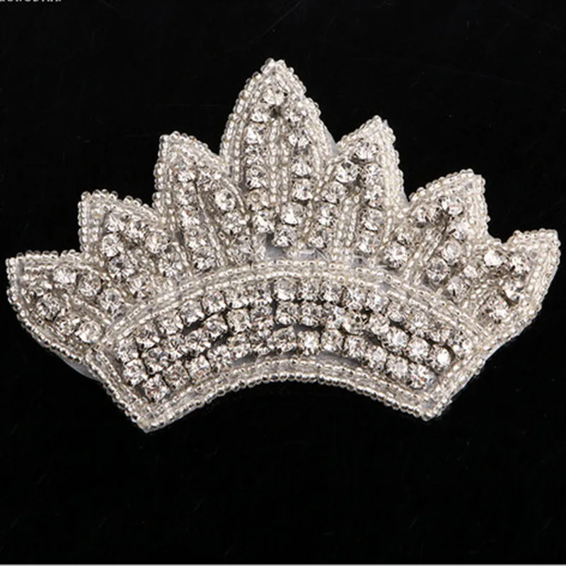AINNY 1 pc Crown White Bead Rhinestones Applique for Wedding Dress Belts Bags Hats Sewing Accessories Lace Trim High Quality
AINNY 1 pc Crown White Bead Rhinestones Applique for Wedding Dress Belts Bags Hats Sewing Accessories Lace Trim High Quality