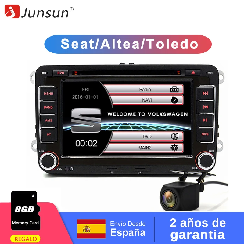 Junsun 7 inch 2 Din Car Radio DVD GPS Player For Seat Leon MK3 Altea Toledo Alhambra volkswagen With GPS Navigation/Bluetooth
Junsun 7 inch 2 Din Car Radio DVD GPS Player For Seat Leon MK3 Altea Toledo Alhambra volkswagen With GPS Navigation/Bluetooth