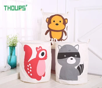 Thours Cat Monkey Folding Canvas Laundry Basket Large Dirty Clothes Storage Hamper Baby Laundry Basket Home Sundries Storage Bin
Thours Cat Monkey Folding Canvas Laundry Basket Large Dirty Clothes Storage Hamper Baby Laundry Basket Home Sundries Storage Bin