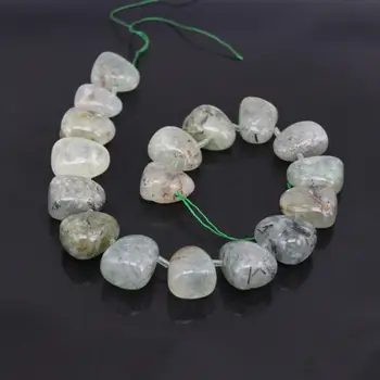 15.5"/Strand Top Drilled Natural Prehnites Nugget Loose Beads,Raw Green Gems Stone Trapezoid Slab Pendant Necklace Craft Jewelry
15.5"/Strand Top Drilled Natural Prehnites Nugget Loose Beads,Raw Green Gems Stone Trapezoid Slab Pendant Necklace Craft Jewelry
