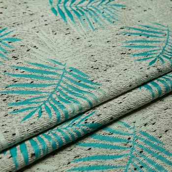 Jacquard bamboo leaves pattern couture fashion fabric,beige/blue color,sewing for jacket,coat,outer,suits,craft by the yard
Jacquard bamboo leaves pattern couture fashion fabric,beige/blue color,sewing for jacket,coat,outer,suits,craft by the yard