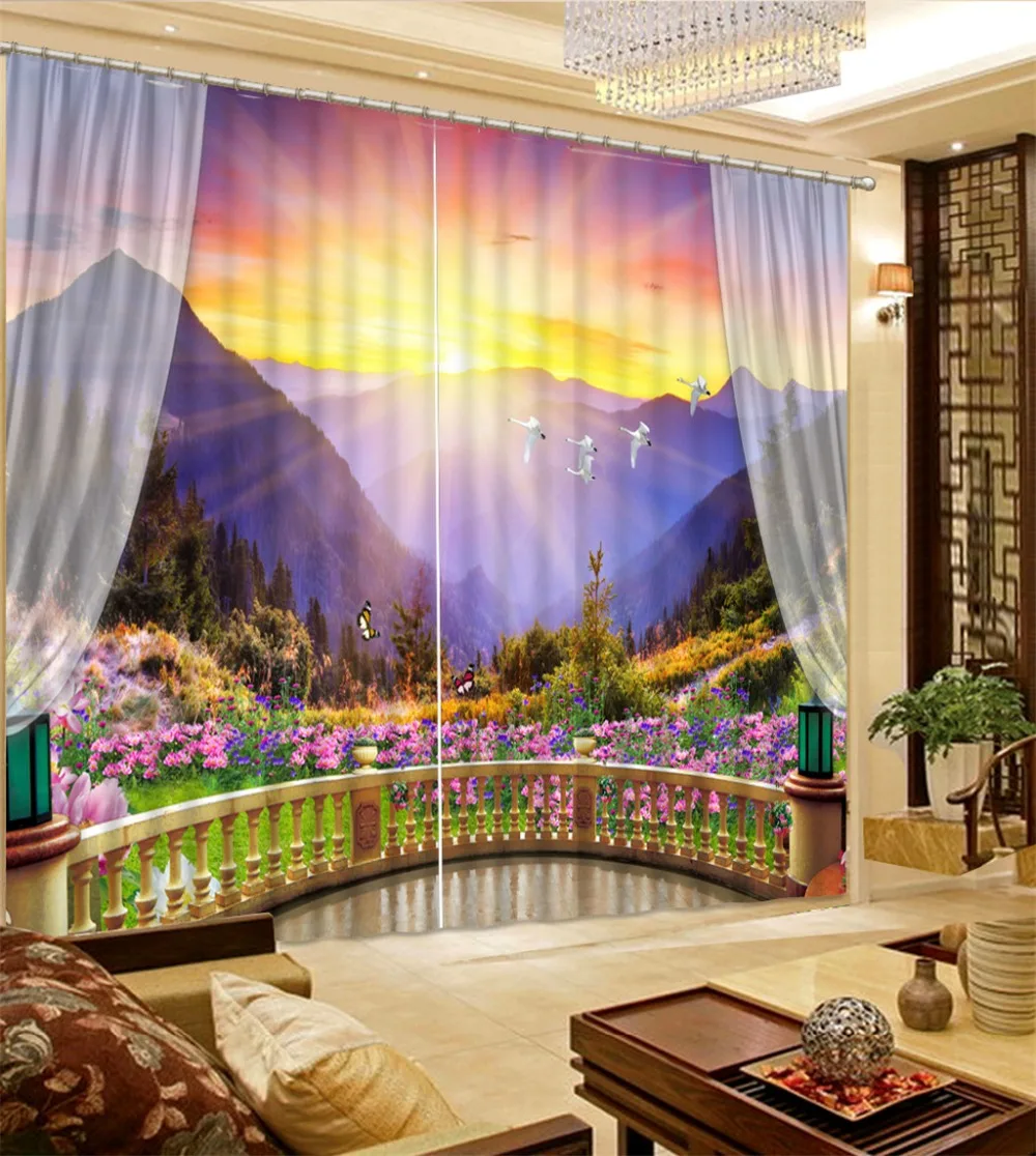 3D Curtain Balcony Sunset Scenery Modern Luxury 3D Curtains Drapes Bedroom Living Room Office Hotel Cortinas Decoration Tapestry
3D Curtain Balcony Sunset Scenery Modern Luxury 3D Curtains Drapes Bedroom Living Room Office Hotel Cortinas Decoration Tapestry