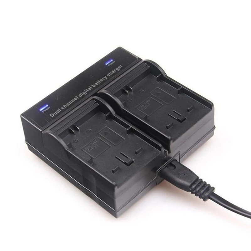 Двухканальное зарядное устройство для SONY NP-FV100 FV70 FV50 FH100 FH70 FH60 FH50 FP90 FP71 FP70 FP60 FP51 FP50 |