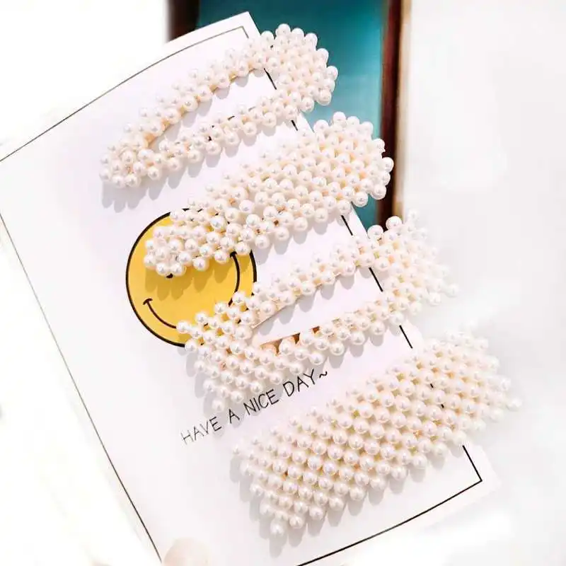 Women Pearl Hair Clips Imitation Beads Barrette Handmade Pearl Flower Stick Hairpin For Girls Hair Jewelry Accessories F247
Women Pearl Hair Clips Imitation Beads Barrette Handmade Pearl Flower Stick Hairpin For Girls Hair Jewelry Accessories F247