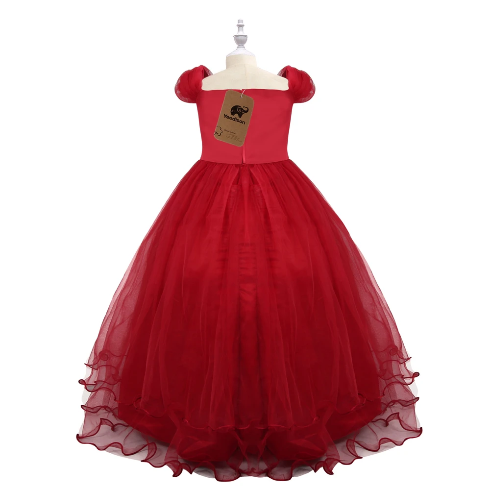 Flower Girl Dresses For Wedding Party 2019 New Tule Teen Princess Dress Children Evening Clothing Formal Pageant Kids Prom Gowns (10)