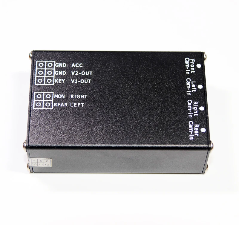 for car front view rear view left view right view camera switch video control box 4CH for all car such as toyota honda K5 ect
for car front view rear view left view right view camera switch video control box 4CH for all car such as toyota honda K5 ect
