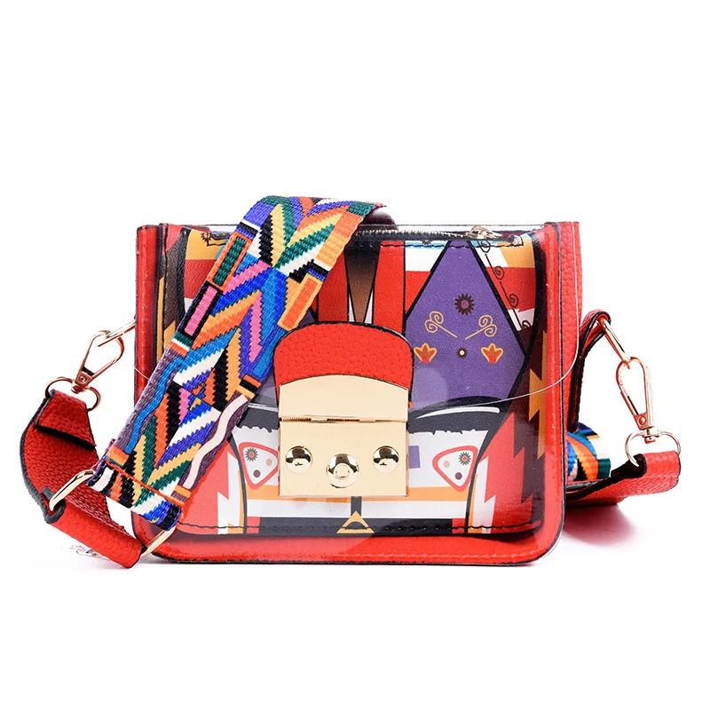 2018 New Fashion Women Handbags Transparent Messenger Bag Trend Shoulder Bag Casual Woman Composite Bag
2018 New Fashion Women Handbags Transparent Messenger Bag Trend Shoulder Bag Casual Woman Composite Bag