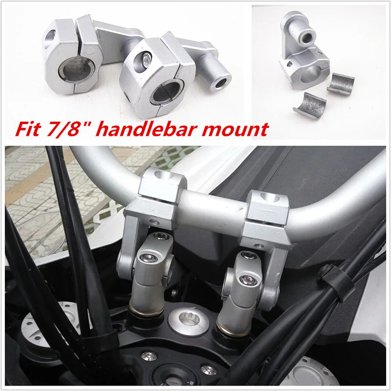 _ 1 пара 7/8 "22 мм алюминиевая ручка для Руля Мотоцикла Fat Bar Mount Clamp Riser
_ 1 пара 7/8 "22 мм алюминиевая ручка для Руля Мотоцикла Fat Bar Mount Clamp Riser