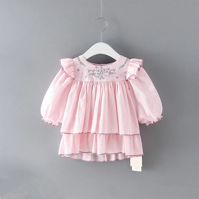 2019 Spring Princess baby girls clothes Newborn Toddler Embroidery Lantern Sleeve Baby Girls Dress baby Party A-line Dresses 0-2
2019 Spring Princess baby girls clothes Newborn Toddler Embroidery Lantern Sleeve Baby Girls Dress baby Party A-line Dresses 0-2