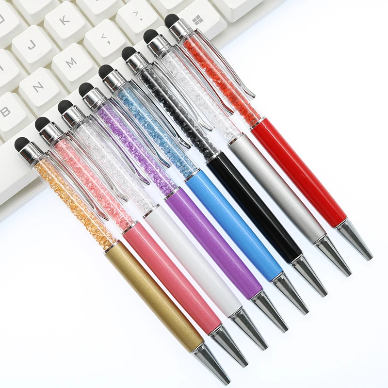 2pcs New 2 In 1 Metal Crystal Touch Screen Pencil Pen For The Tablet PC Accessories Stationery
2pcs New 2 In 1 Metal Crystal Touch Screen Pencil Pen For The Tablet PC Accessories Stationery