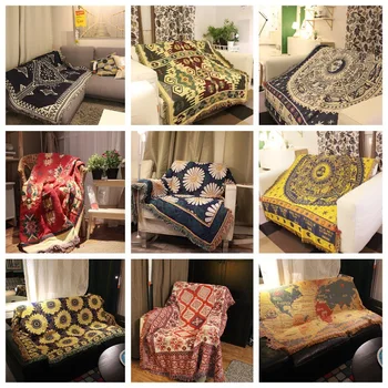 Sofa towel cotton woven line blanket tassel leisure blanket, tapestry, decorative blanket,Knitted thick bohemian Sofa blanket
Sofa towel cotton woven line blanket tassel leisure blanket, tapestry, decorative blanket,Knitted thick bohemian Sofa blanket