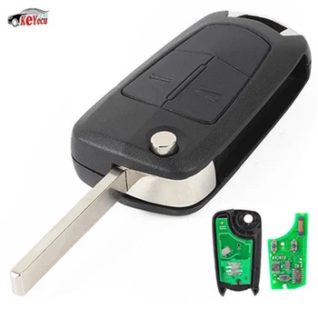 KEYECU Remote Key Fob 2 Button 433Mhz with PCF7941 chip for Opel Astra H 2004 -2009 Zafira B 2005-2013 with HU100 Uncut Blade
KEYECU Remote Key Fob 2 Button 433Mhz with PCF7941 chip for Opel Astra H 2004 -2009 Zafira B 2005-2013 with HU100 Uncut Blade