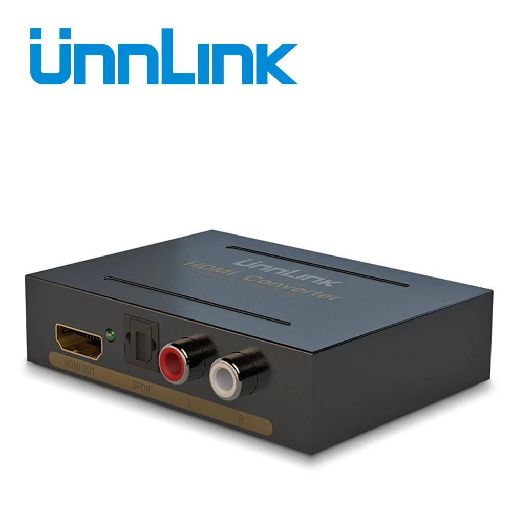 HDMI Audio Extractor Converter Splitter FHD 1080P@60Hz HDMI to HIFI 5.1CH SPDIF Optical Toslink RCA for Fire TV Stick Chromecast
HDMI Audio Extractor Converter Splitter FHD 1080P@60Hz HDMI to HIFI 5.1CH SPDIF Optical Toslink RCA for Fire TV Stick Chromecast