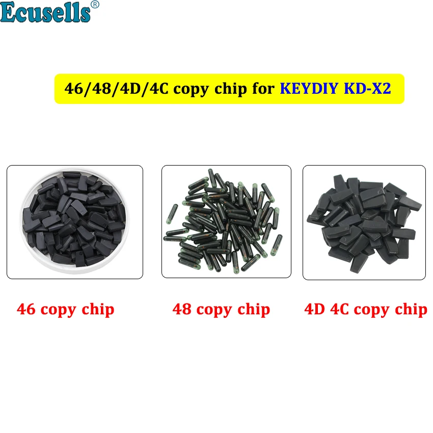 10pcs/lot High Quality KD 4C 4D 46 and 48 Copy Clone Chip Transponder Special for KEYDIY KD-X2 KD X2 Key Programmer Cloner
10pcs/lot High Quality KD 4C 4D 46 and 48 Copy Clone Chip Transponder Special for KEYDIY KD-X2 KD X2 Key Programmer Cloner