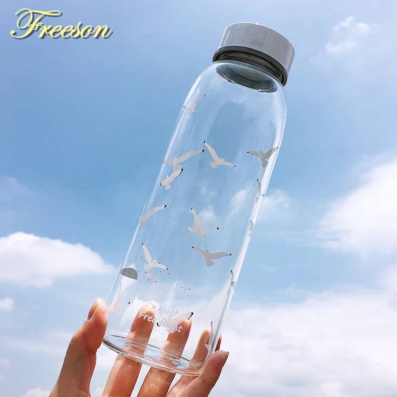 800ml Seagull Glass Water Bottle with Sleeve Strainer Creative Seabird Bottles Sport Camping Bottle Tour Drinkware Drop Shipping
800ml Seagull Glass Water Bottle with Sleeve Strainer Creative Seabird Bottles Sport Camping Bottle Tour Drinkware Drop Shipping