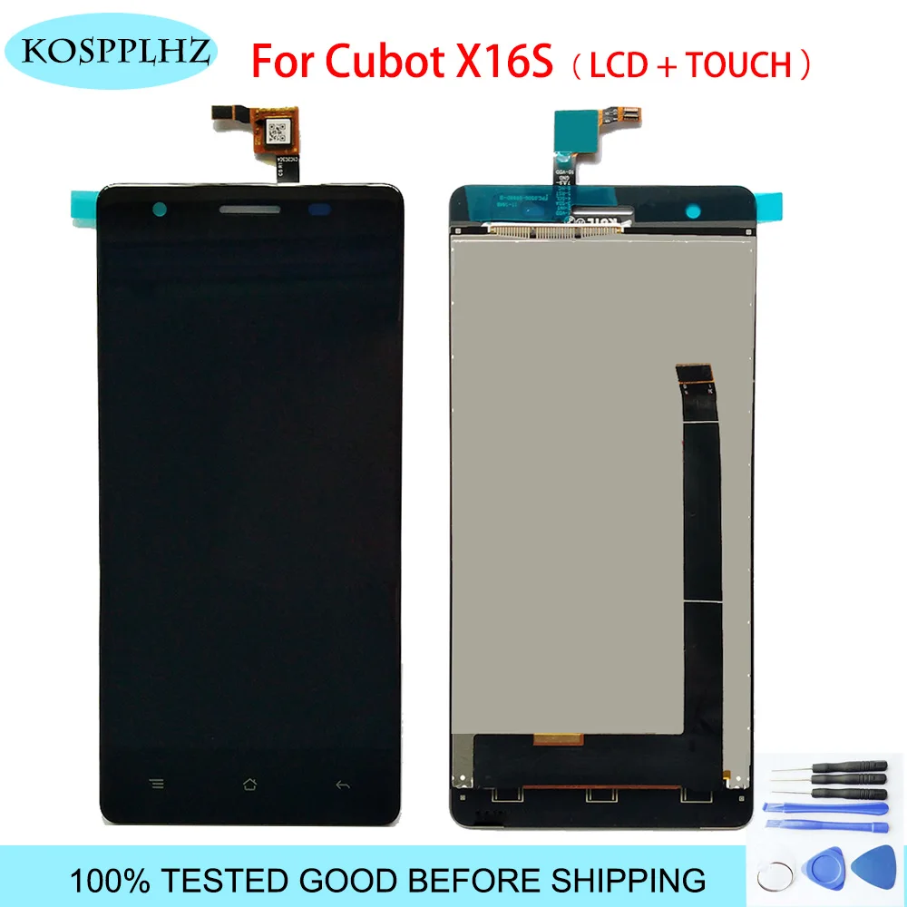 KOSPPLHZ LCD Display +Digitizer Touch Screen Assembly For cubot x16s X16 S Cellphone 5" black color In Stock +tools
KOSPPLHZ LCD Display +Digitizer Touch Screen Assembly For cubot x16s X16 S Cellphone 5" black color In Stock +tools